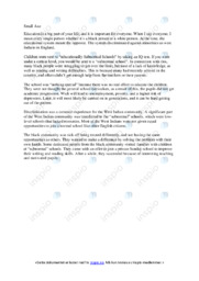 Small Axe | The black community | Oppgave i engelsk