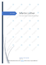 Martin Luther | Samfunnsforholdets innflytelse | Oppgave