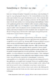 Torvmyr og stup | Samanlikning og analyse i norsk