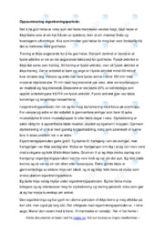 Oppsummering eigentreningsperiode | Oppgave i idrettsfag
