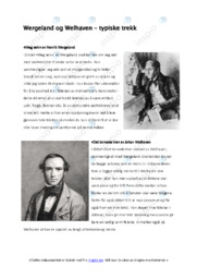 Wergeland og Welhaven | typiske trekk