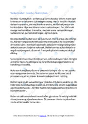 Novelle Sluttstykket av Rønnaug Kleiva