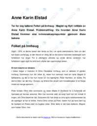Anne Karin Elstad