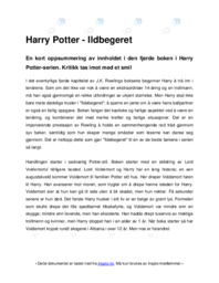 Harry Potter | Ildbegeret