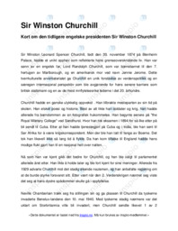 Sir Winston Churchill