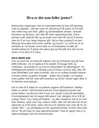Hva er det som feiler jenter