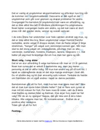 Ungdom, fester og skole..