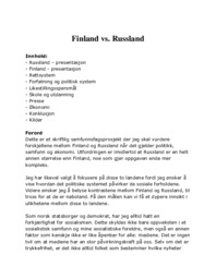 Finland vs. Russland