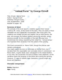 Animal Farm by George Orwell