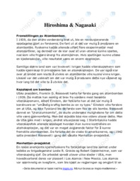 Hiroshima & Nagasaki