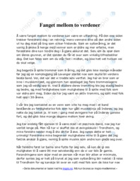Fanget mellom to verdener