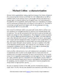 Michael Collins | a characterization