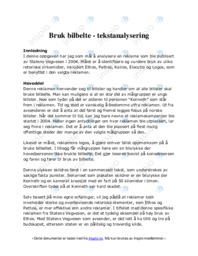 Bruk bilbelte | tekstanalysering