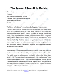The Power of Teen Role Models
