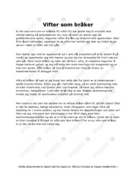Vifter som bråker
