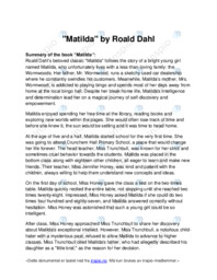 Matilda by Roald Dahl