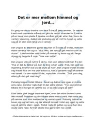 Det er mer mellom himmel og jord