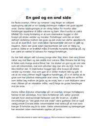 En god og en ond side
