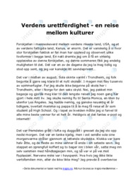 Å krysse kulturer, avdekke urettferdighet