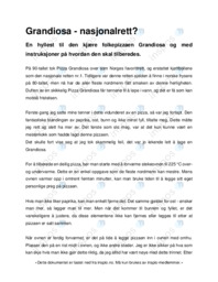 Grandiosa – nasjonalrett