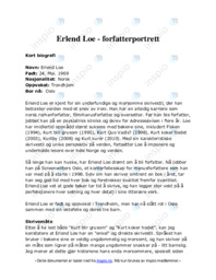 Erlend Loe | forfatterportrett