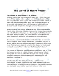 The world of Harry Potter