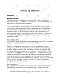 Kirken og nazismen