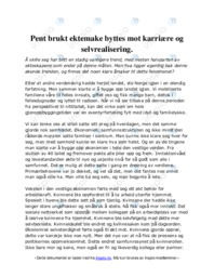 Pent brukt ektemake byttes mot karriære og selvrealisering