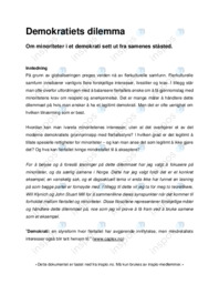 Demokratiets dilemma