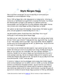 Styrk Norges flagg