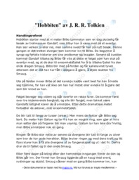 “Hobbiten” av J. R. R. Tolkien