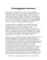 Forebyggende annonser