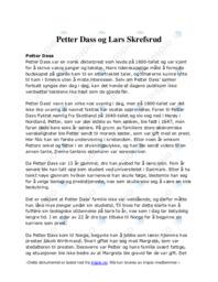 Petter Dass og Lars Skrefsrud