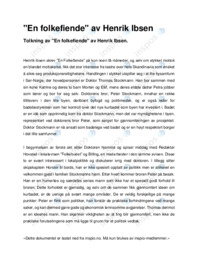 En folkefiende-av Henrik Ibsen