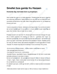 Smellet hos gamle fru Hansen
