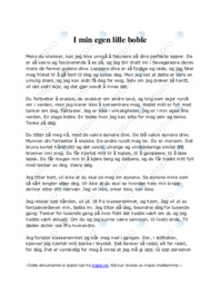 I min egen lille boble