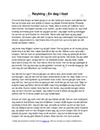 Røyking | En dag i livet
