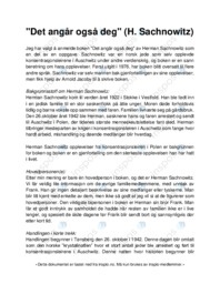 “Det angår også deg” (H. Sachnowitz)
