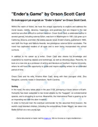 Ender’s Game by Orson Scott Card