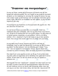 Drømmer om morgendagen
