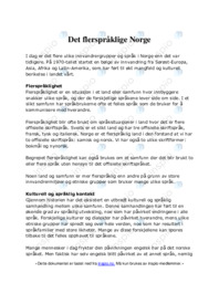 Det flerspråklige Norge