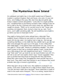 The Mysterious Bone Island