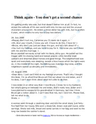 Think again | You don’t get a second chance