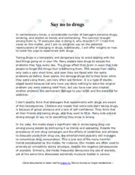 Say no to drugs