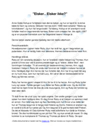 “Elsker.. Elsker ikke?” | Anne Grete Hollup