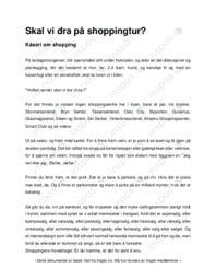 Skal vi dra på shoppingtur?