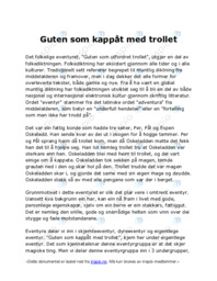 Guten som kappåt med trollet
