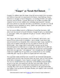 Fanget av Norah McClintock