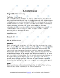 Løvetannsang