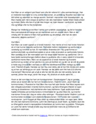 Arven etter Karl Marx